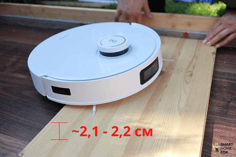 ecovacs deebot t10 passage seuil de porte